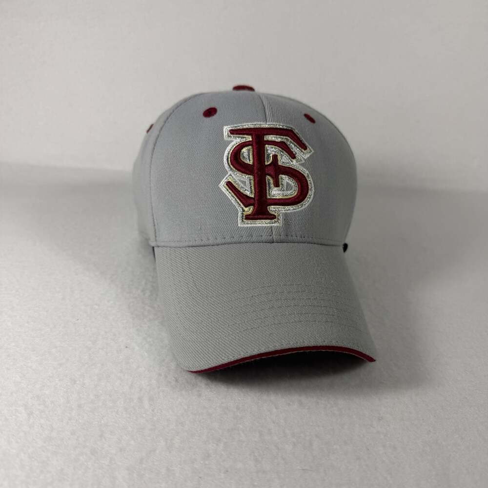 Florida State Seminoles FSU Gray Garnet One Fit NCAA Top of the World Cap